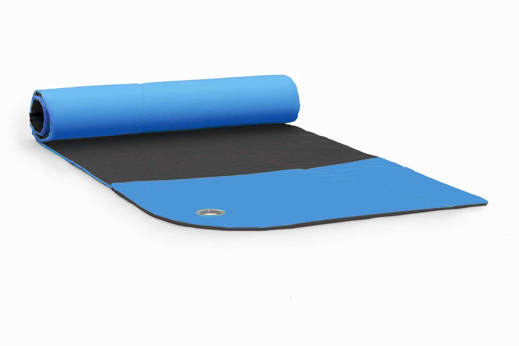 Mobile Preview: Strand - & Yogamatte Hellblau-Grau