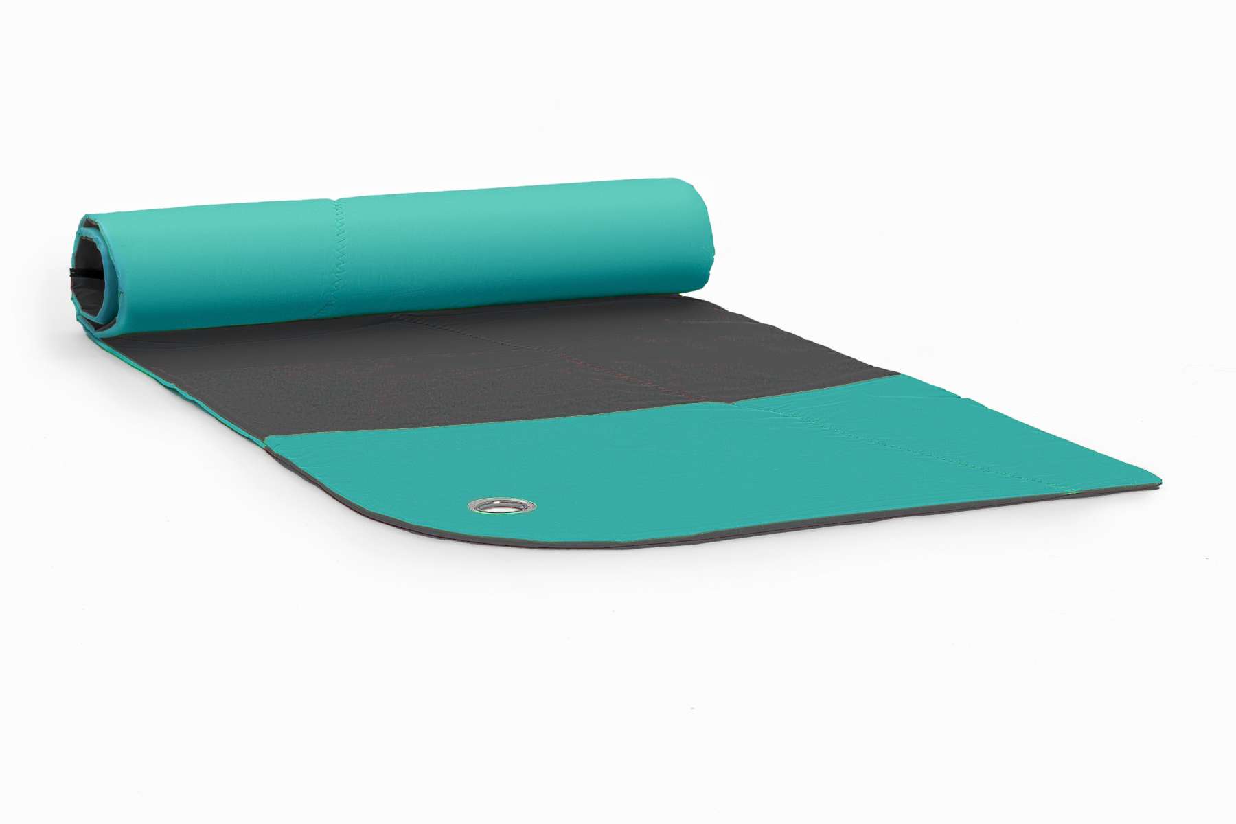 Mobile Preview: Strand - & Yogamatte Mint-Grau